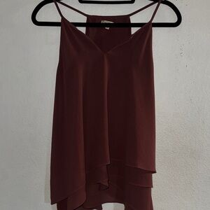Lily White Dusty Rose Sleeveless Top